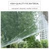DLLY Heavy-Duty Waterproof Transparent Tarp, Foldable Protective Cover with Grommets, 1.4 x 5 m / 4.6 x 16.4 ft view 3