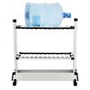 tqgj Floor-Standing Pool Cue Rack, Aluminum Alloy, 12/24-Cue Capacity, Black, 72 × 33 × 72 cm view 4