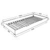 BettenABC Bubema Under-Bed Drawer with Casters view 2