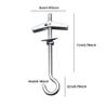 12-Pack M4 Ceiling Hooks, Heavy-Duty Spring Toggle Anchors for Hanging Plants view 2