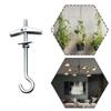 12-Pack M4 Ceiling Hooks, Heavy-Duty Spring Toggle Anchors for Hanging Plants view 4