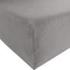 REDBEST Denver Gray Elastane Jersey Stretch Fitted Sheet, 140 x 200 cm–160 x 200 cm view 1