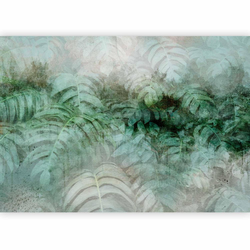 murando Tropical Leaves Nonwoven Photo Wallpaper, 150 x 105 cm, Bedroom