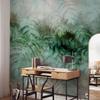 murando Tropical Leaves Nonwoven Photo Wallpaper, 150 x 105 cm, Bedroom view 2