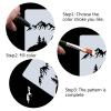 GORGECRAFT Sika Deer Stencil, 11.8 x 11.8 Inches, Plastic Template for Painting and DIY Crafts view 4