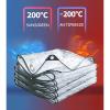 DLLY Transparent Outdoor Tarp, Durable Waterproof Anti-UV PVC Cover, 1.3 x 6 m view 2