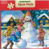 1000-Piece Christmas Winter Wonderland Scene Puzzle for Adults, Snowman Design view 2
