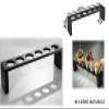 MAQA 1-Piece Bamboo Fries Cone Holder, 33 x 6 x 8 cm, 6-Hole Stand view 4