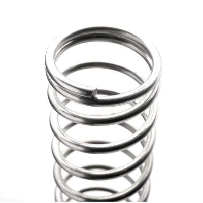 Hardware Compression Spring, 1 mm Wire, White Zinc-Plated, 11–12 mm Outer Diameter, 5 Pcs (1 × 12 × 90 mm)