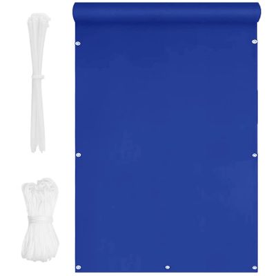 CHBIN Balcony Privacy Screen 1 x 3.5 m, Blue