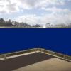 CHBIN Balcony Privacy Screen 1 x 3.5 m, Blue view 2