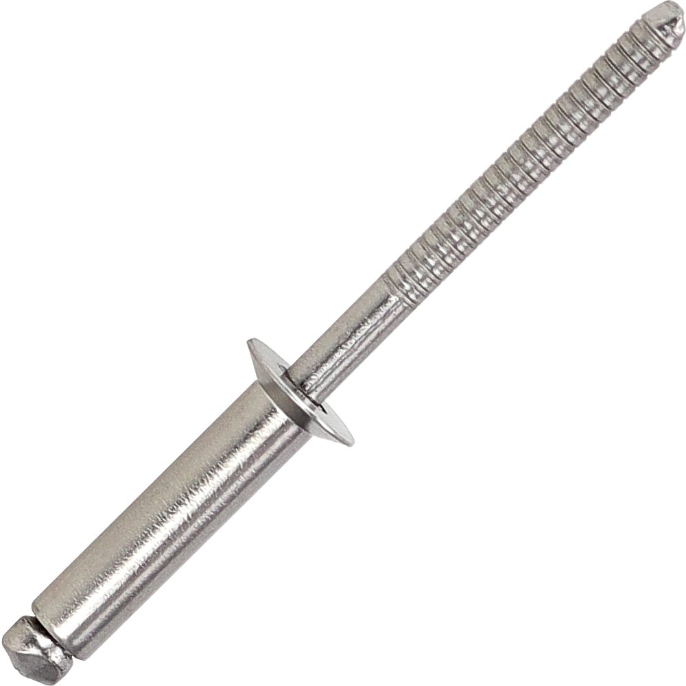 OPIOL QUALITY Countersunk Blind Rivets DIN 7337 (ISO 15984), 4.8 x 20 mm, Stainless Steel A2/V2A, 40 pcs