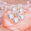 Snadulor 1 Pc Wrist Flower for Weddings, Bridesmaids and Brides, Orange view 3