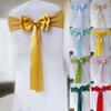 Stretch Chair Sashes with Double Bows, Royal Blue view 4