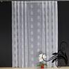 EASYHomefashion NAGO Embroidered Voile Curtain Panel with Pleat Tape and Weighted Hem, 115 x 600 cm (H x W) view 4