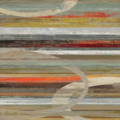 Rolled Canvas Print, Avery II by Tom Reeves, Abstract Vertical Artwork, 94 x 35 cm