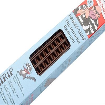One Stop DIY Pricastrip Security Fence Strips, 500 mm, Brown, 9-Pack