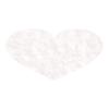 Sizoflor Heart-Shaped Placemats, 12-Pack, 50 x 33 cm, Cream view 1