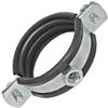 MegaHaustechnik Stainless Steel Pipe Clamp Set, 100 Pieces, 80–86 mm, M8 view 1