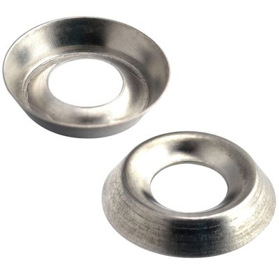 OPIOL QUALITY Stamped M3 Rosette, A2 V2A Stainless Steel, 1 pc., for Countersunk Screws