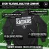 NFL Team Block Crewneck Sweatshirt for Men and Women, Charcoal, Medium view 4