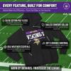 Minnesota Vikings Gameday Hoodie for Adults, Charcoal, XL view 3