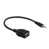 Asudaro USB-to-AUX Audio Adapter, 3.5 mm AUX Male to USB Adapter Cable for Car Music Playback view 1