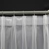 EASYHomefashion High-Quality Ready-Made Voile Curtain Panel with Pleat Tape and Weighted Hem, 3-Fold Gathering Tape 1:2/50 mm (Color Selectable), 275 x 950 cm (H x W) view 2