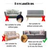 Highdi Christmas Stretch Sofa Cover for 2-Seater Sofa, Elk Pattern view 4