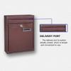 LSDRALOB Wall-Mounted Mailbox and Parcel Drop Box – Large Capacity, Full Opening, Theft Protection view 2