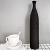 White Ceramic Vase with Narrow Neck, 25.4 cm, Decorative Vase (33.8 cm) view 2