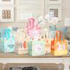 12 Easter Egg Hunt Bags with Handles, Bunny, Carrot, Chick and Egg Designs view 4