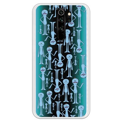 Personalaizer Phone Case for Xiaomi Redmi Note 8 Pro, Rick and Morty Mr. Meeseeks Look at Me, Official Frikis Series, Flexible Silicone Gel