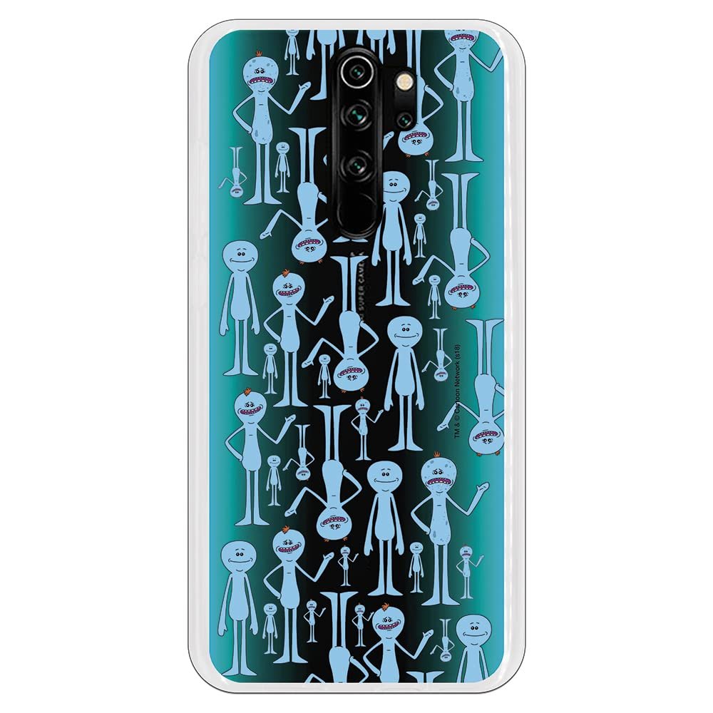 Personalaizer Phone Case for Xiaomi Redmi Note 8 Pro, Rick and Morty Mr. Meeseeks Look at Me, Official Frikis Series, Flexible Silicone Gel