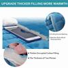 Thick Plush Quilted Sofa Cover, Non-Slip, Pink, 110 x 180 cm view 4