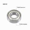 ANGEEK 6001-ZZ Shielded Deep Groove Ball Bearings, 10-Pack, 12 x 28 x 8 mm view 2