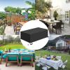 YIYAOFBH XXL Outdoor Furniture Cover, Heavy-Duty 600D Oxford Fabric, Rectangular, Black, 180 x 170 x 100 cm view 3