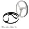 2-Pack 12" Bandsaw Rubber Tire Rings for Craftsman, Jet, Grizzly, and Powermatic view 2
