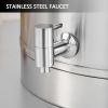 AIZYR 304 Stainless Steel Milk Can, Heavy-Duty Liquid Container with Silicone Seal and Handle, for Oil, Ghee and Milk, 48 L, 35 × 54 cm view 4