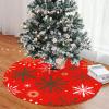 Mateju Christmas Tree Skirt, Round Felt Tree Base Cover, Sunlight, 36 in view 1