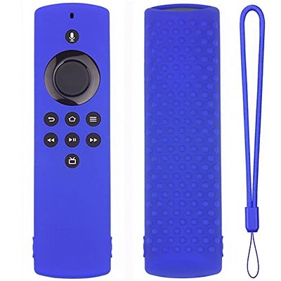 NSGJUYT Silicone Remote Cover for Amazon Fire TV Stick Lite, Blue