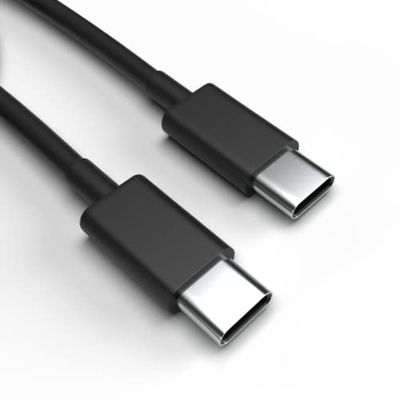 USB-C Charging Cable for Samsung Galaxy A52, Black, 2 m