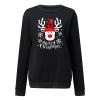Blingko Women's Christmas Sweater, Long Sleeve Crew Neck view 3