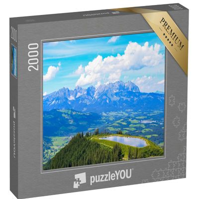 puzzleYOU: 2,000-Piece Puzzle, Panoramic View of the Wilder Kaiser near Kitzbühel, Austria, from the Wilder Kaiser Collection