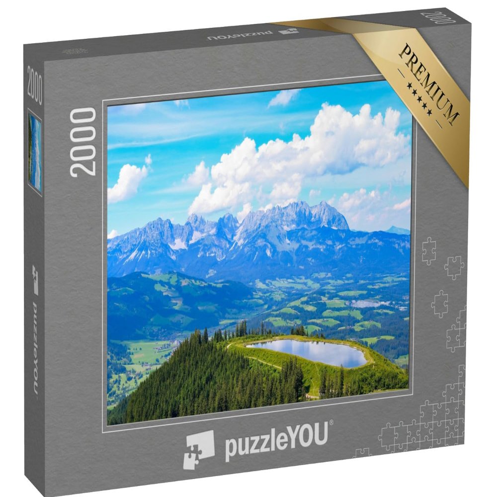 puzzleYOU: 2,000-Piece Puzzle, Panoramic View of the Wilder Kaiser near Kitzbühel, Austria, from the Wilder Kaiser Collection