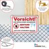 Fassbender-Druck CAUTION: FALLING ICE Sign, 75 × 50 cm view 4