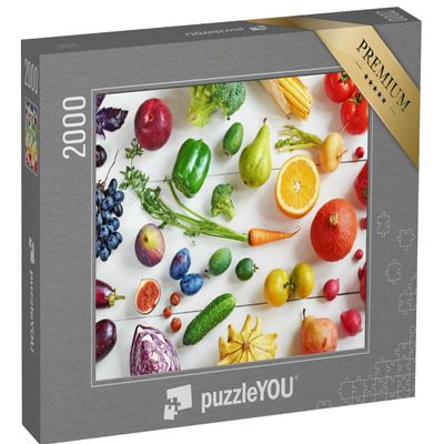 puzzleYOU: 2000-Piece Fruit and Vegetable Puzzle