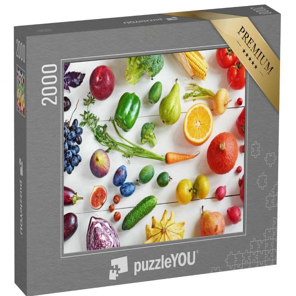 puzzleYOU: 2000-Piece Fruit and Vegetable Puzzle