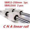 DOLUNTO SBR12 Linear Rail, 250 mm, with 2 SBR12UU Blocks view 3