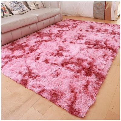 YAOTT Shaggy Area Rug, Red, 40 x 60 cm